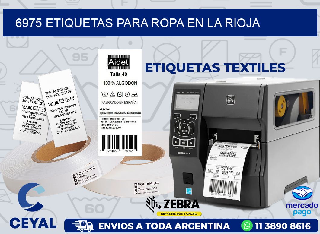 6975 ETIQUETAS PARA ROPA EN LA RIOJA