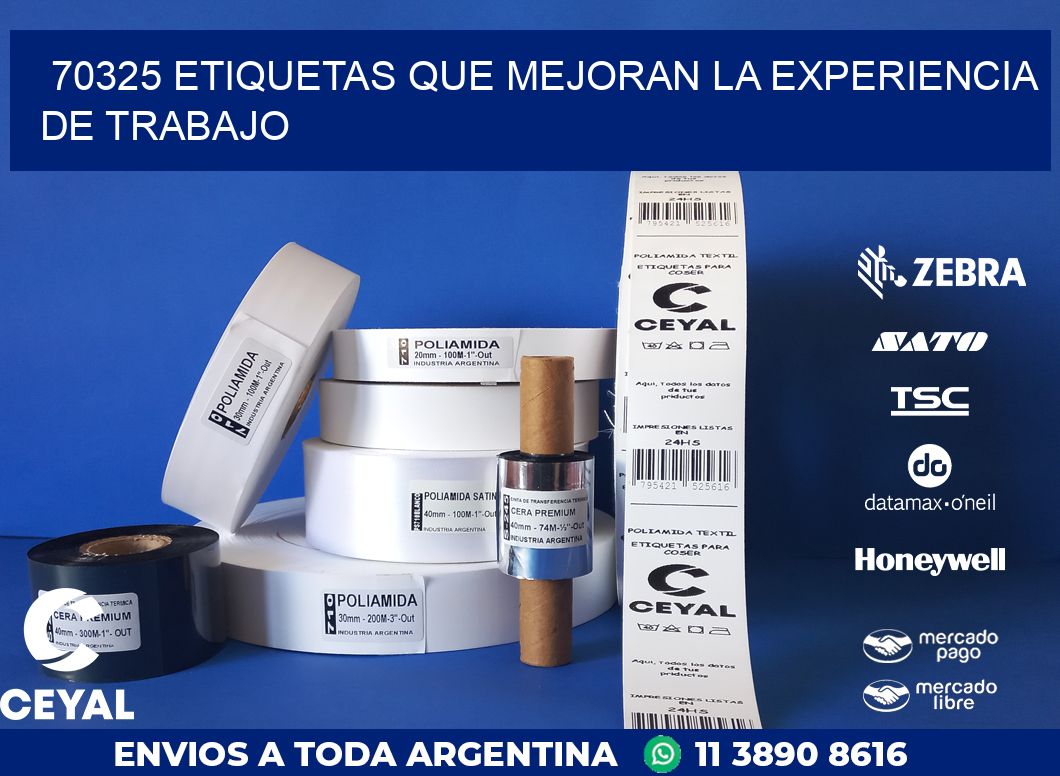 70325 ETIQUETAS QUE MEJORAN LA EXPERIENCIA DE TRABAJO