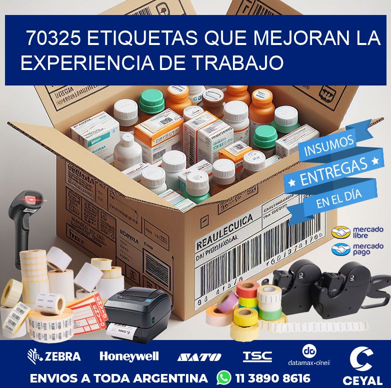 70325 ETIQUETAS QUE MEJORAN LA EXPERIENCIA DE TRABAJO