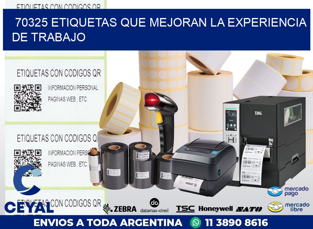 70325 ETIQUETAS QUE MEJORAN LA EXPERIENCIA DE TRABAJO