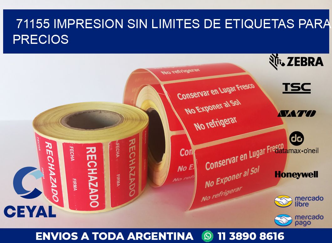 71155 IMPRESION SIN LIMITES DE ETIQUETAS PARA PRECIOS