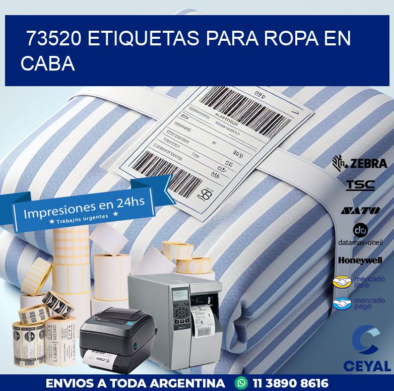 73520 ETIQUETAS PARA ROPA EN CABA
