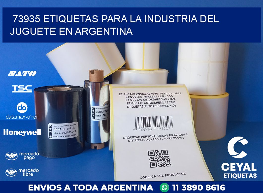 73935 ETIQUETAS PARA LA INDUSTRIA DEL JUGUETE EN ARGENTINA