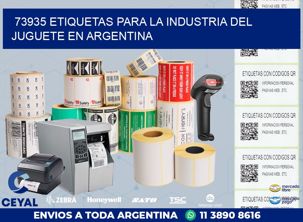 73935 ETIQUETAS PARA LA INDUSTRIA DEL JUGUETE EN ARGENTINA