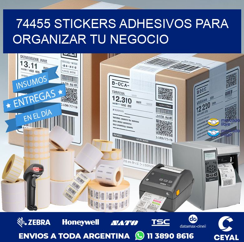 74455 STICKERS ADHESIVOS PARA ORGANIZAR TU NEGOCIO