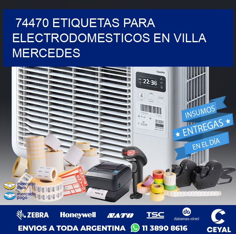 74470 ETIQUETAS PARA ELECTRODOMESTICOS EN VILLA MERCEDES