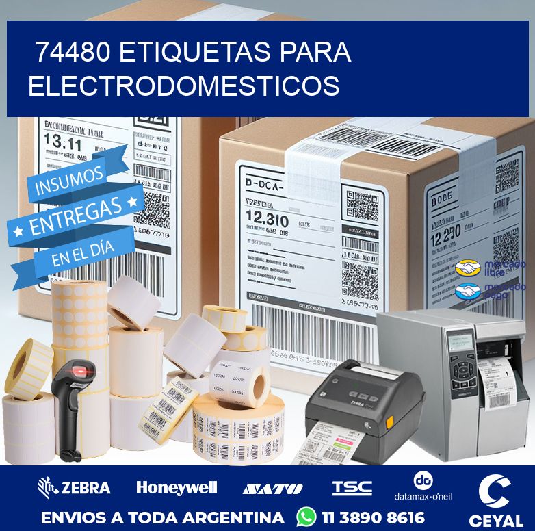 74480 ETIQUETAS PARA ELECTRODOMESTICOS