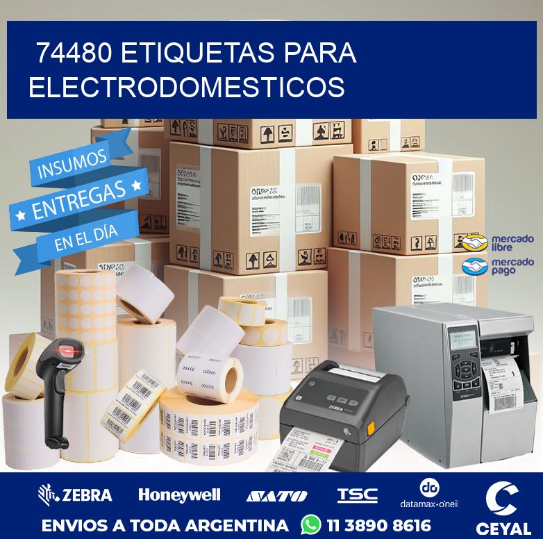 74480 ETIQUETAS PARA ELECTRODOMESTICOS