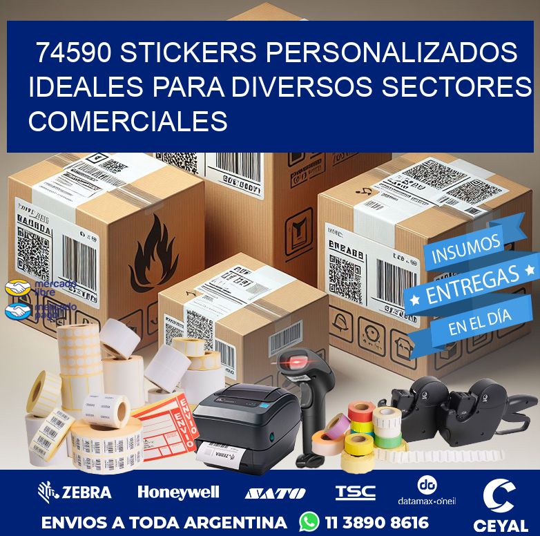 74590 STICKERS PERSONALIZADOS IDEALES PARA DIVERSOS SECTORES COMERCIALES