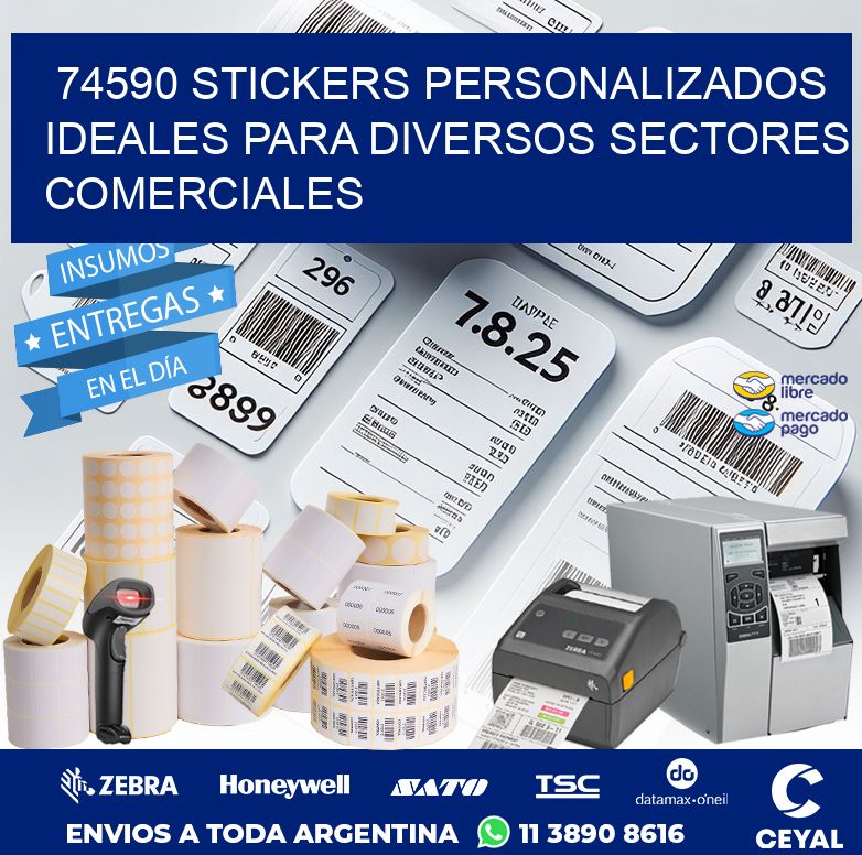 74590 STICKERS PERSONALIZADOS IDEALES PARA DIVERSOS SECTORES COMERCIALES