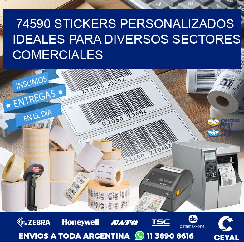 74590 STICKERS PERSONALIZADOS IDEALES PARA DIVERSOS SECTORES COMERCIALES