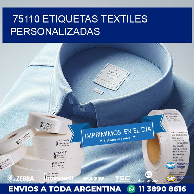 75110 ETIQUETAS TEXTILES PERSONALIZADAS