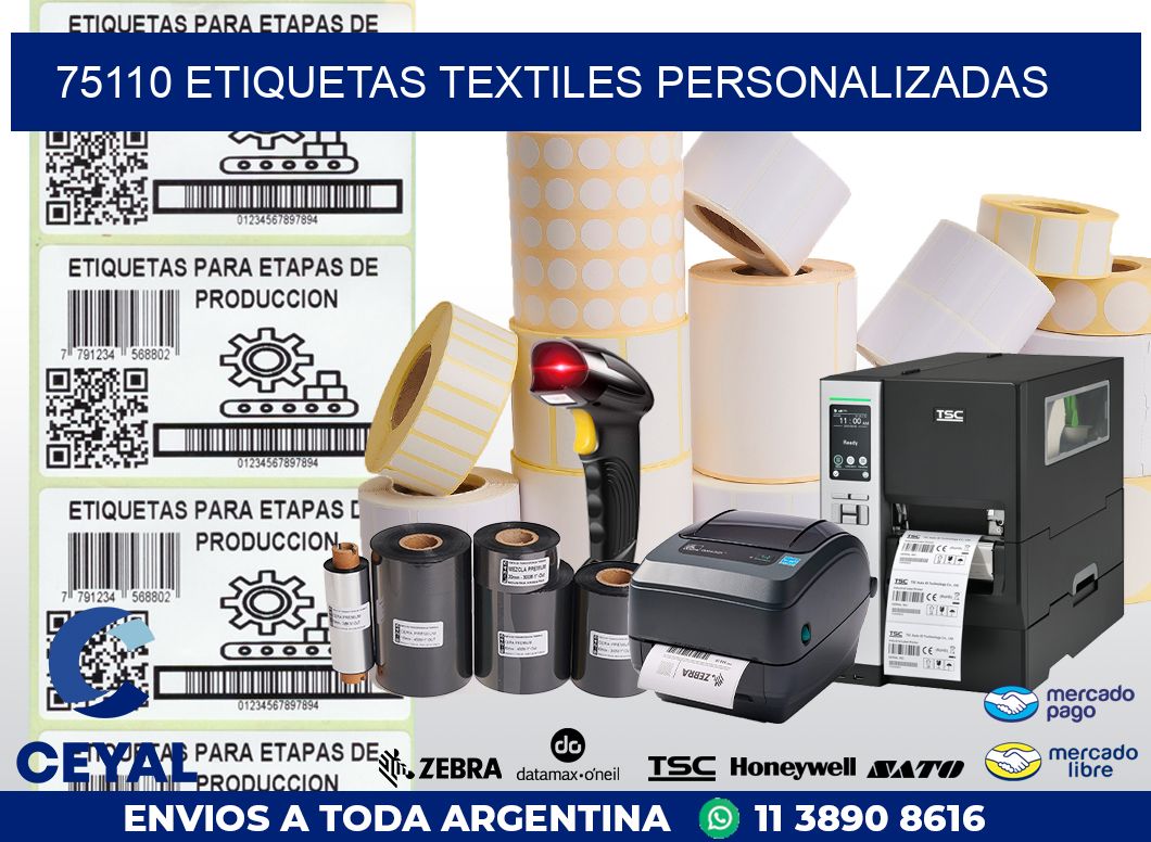75110 ETIQUETAS TEXTILES PERSONALIZADAS