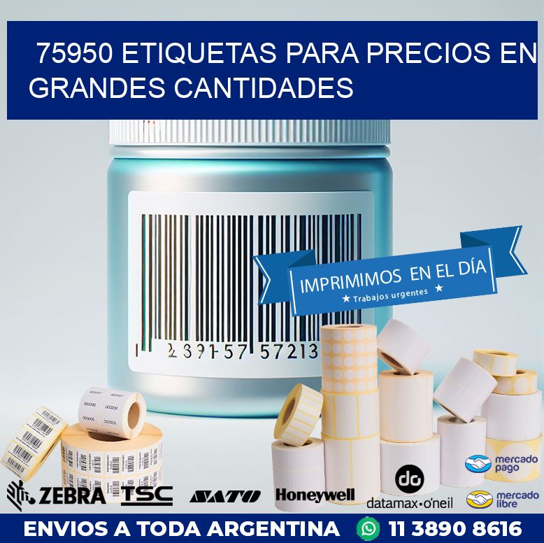75950 ETIQUETAS PARA PRECIOS EN GRANDES CANTIDADES