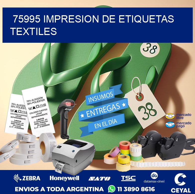 75995 IMPRESION DE ETIQUETAS TEXTILES