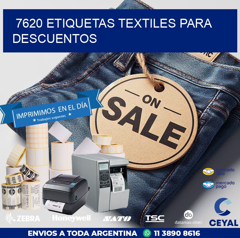 7620 ETIQUETAS TEXTILES PARA DESCUENTOS