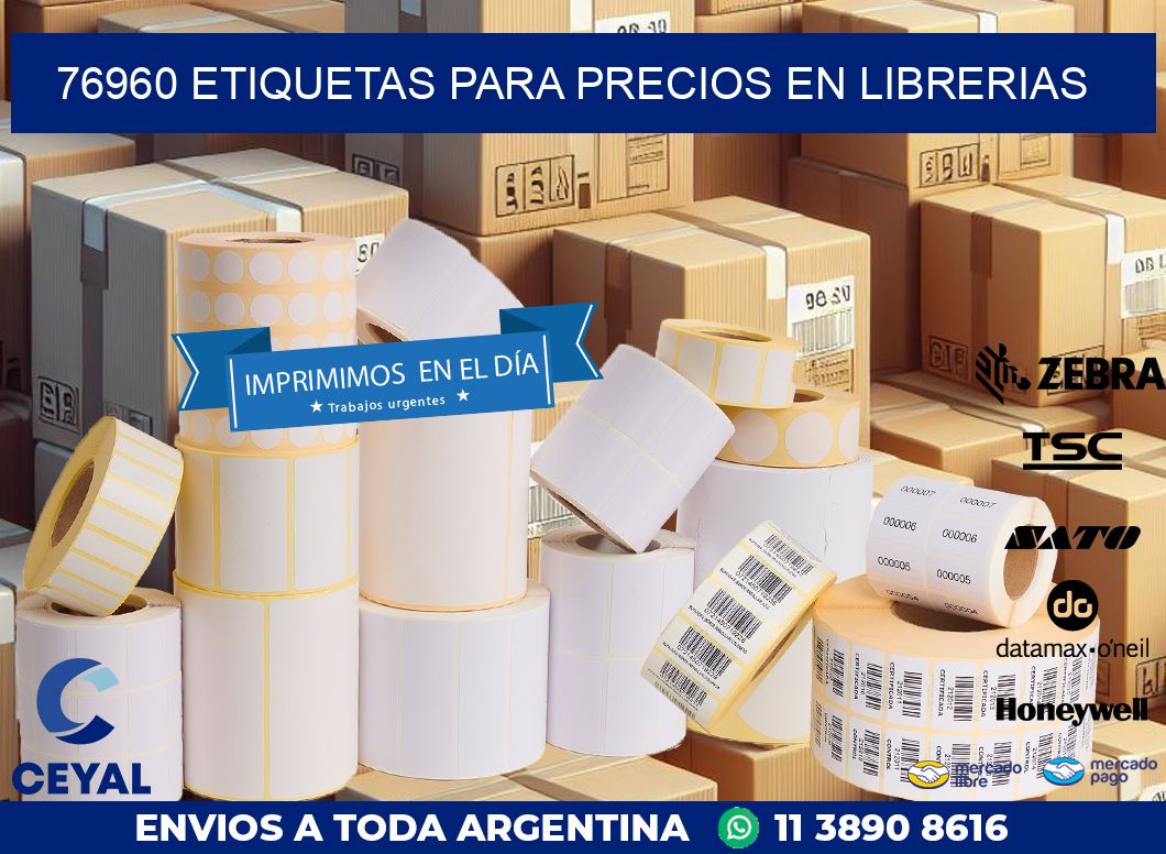 76960 ETIQUETAS PARA PRECIOS EN LIBRERIAS