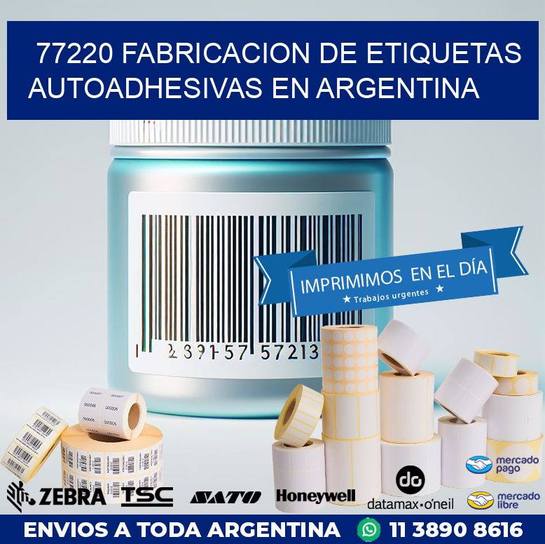77220 FABRICACION DE ETIQUETAS AUTOADHESIVAS EN ARGENTINA
