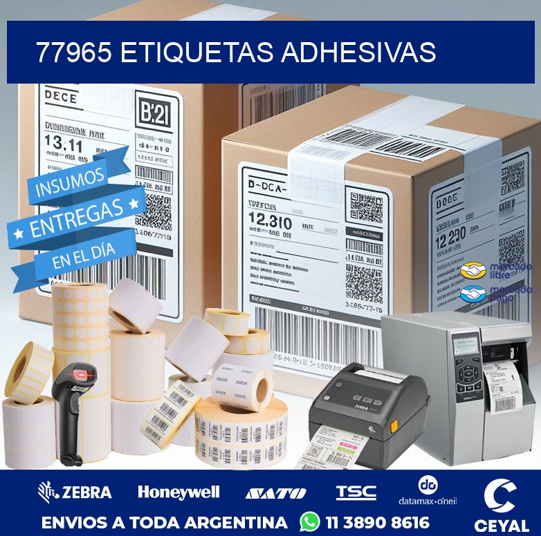 77965 ETIQUETAS ADHESIVAS