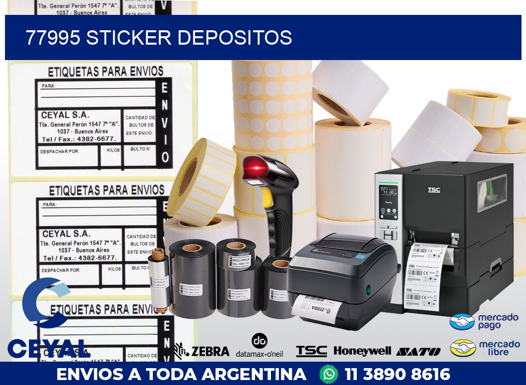 77995 STICKER DEPOSITOS