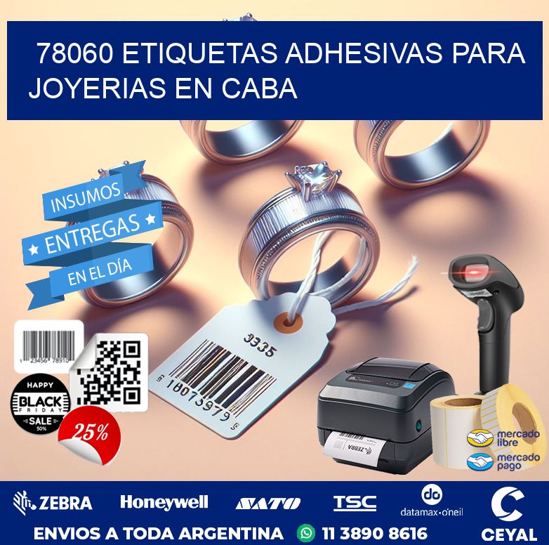 78060 ETIQUETAS ADHESIVAS PARA JOYERIAS EN CABA