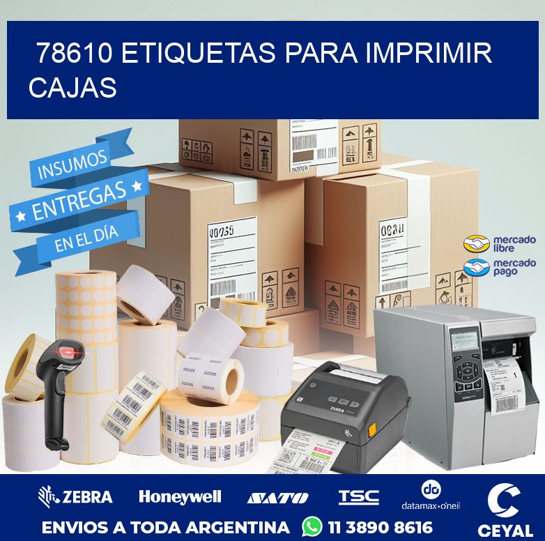 78610 ETIQUETAS PARA IMPRIMIR CAJAS