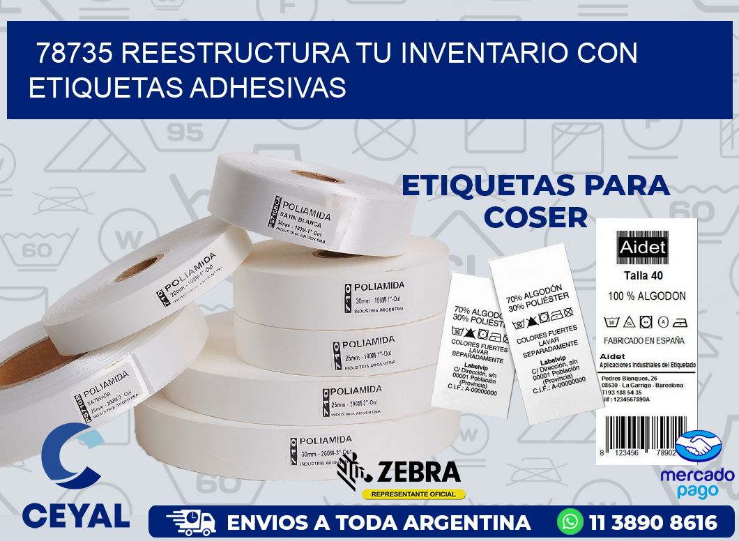 78735 REESTRUCTURA TU INVENTARIO CON ETIQUETAS ADHESIVAS