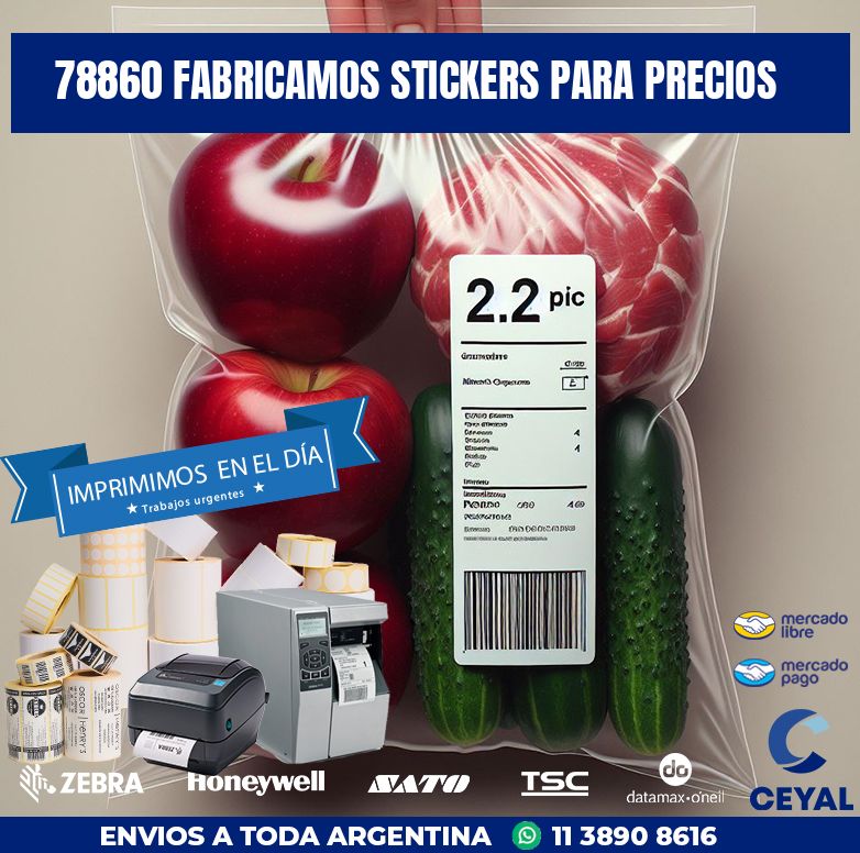 78860 FABRICAMOS STICKERS PARA PRECIOS