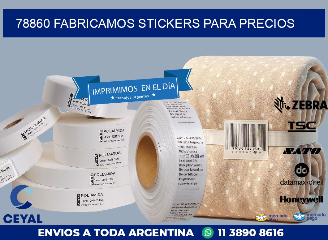 78860 FABRICAMOS STICKERS PARA PRECIOS