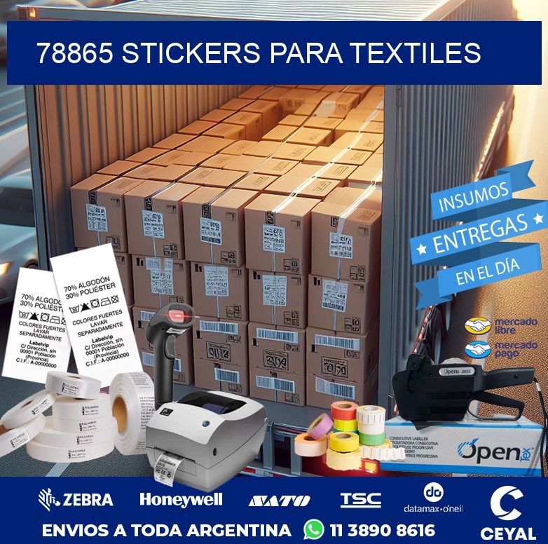 78865 STICKERS PARA TEXTILES