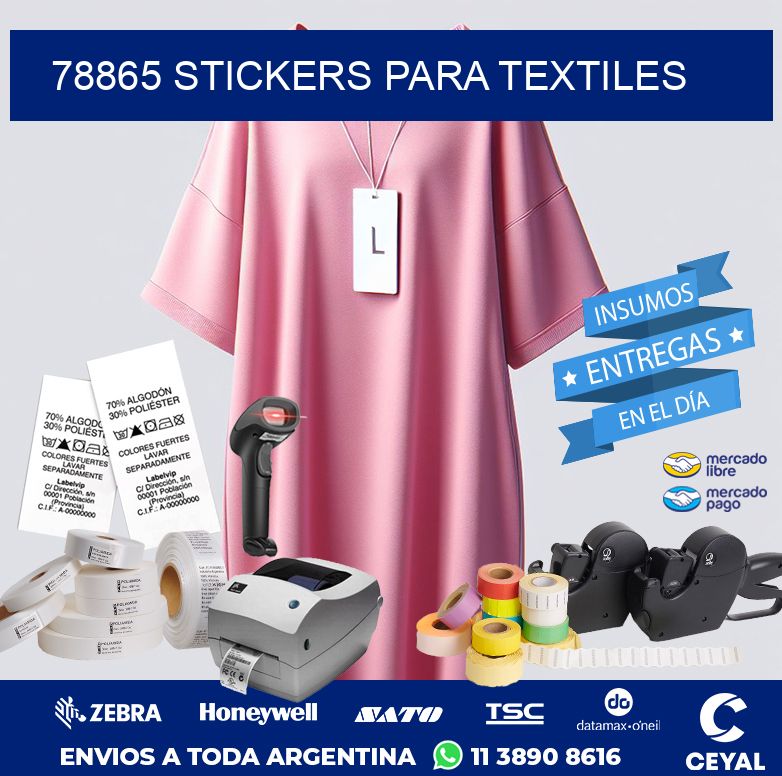 78865 STICKERS PARA TEXTILES