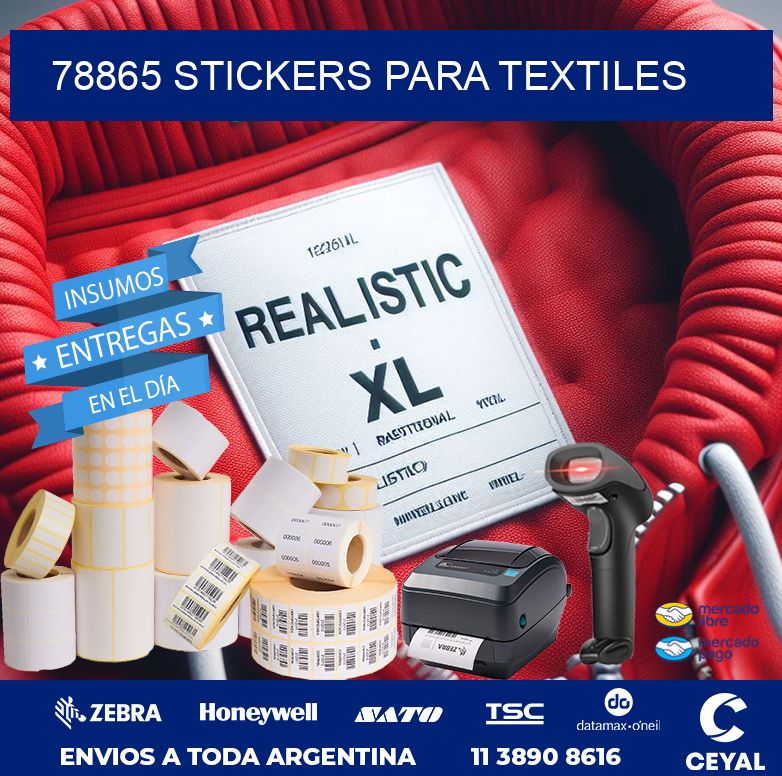 78865 STICKERS PARA TEXTILES