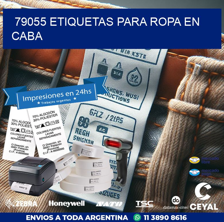 79055 ETIQUETAS PARA ROPA EN CABA