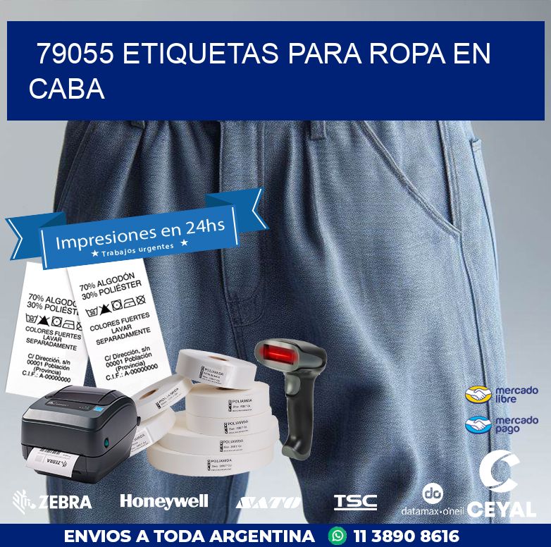 79055 ETIQUETAS PARA ROPA EN CABA