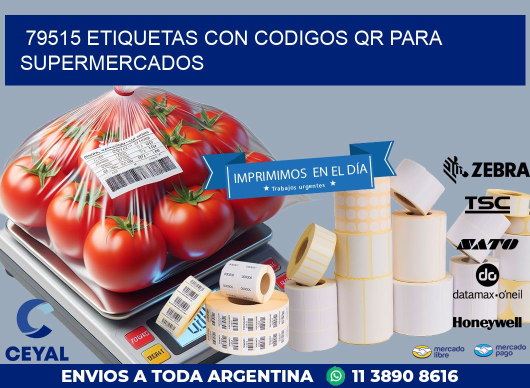 79515 ETIQUETAS CON CODIGOS QR PARA SUPERMERCADOS