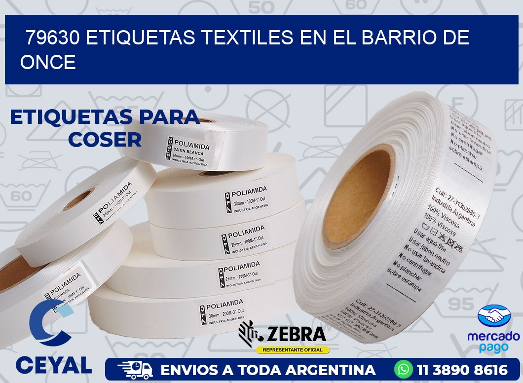 79630 ETIQUETAS TEXTILES EN EL BARRIO DE ONCE