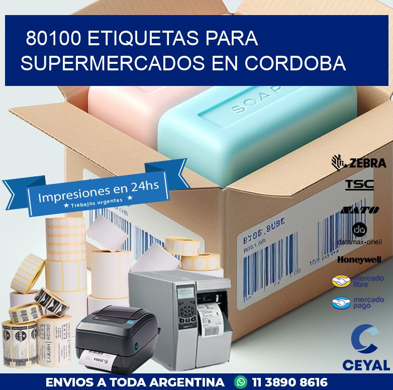 80100 ETIQUETAS PARA SUPERMERCADOS EN CORDOBA