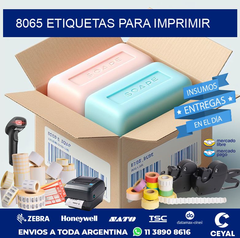 8065 ETIQUETAS PARA IMPRIMIR