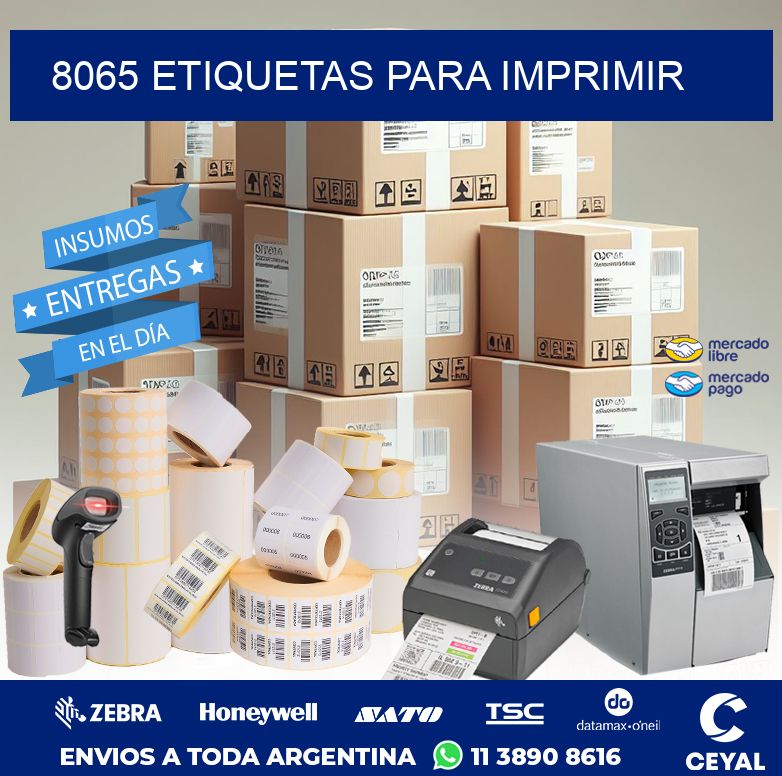 8065 ETIQUETAS PARA IMPRIMIR