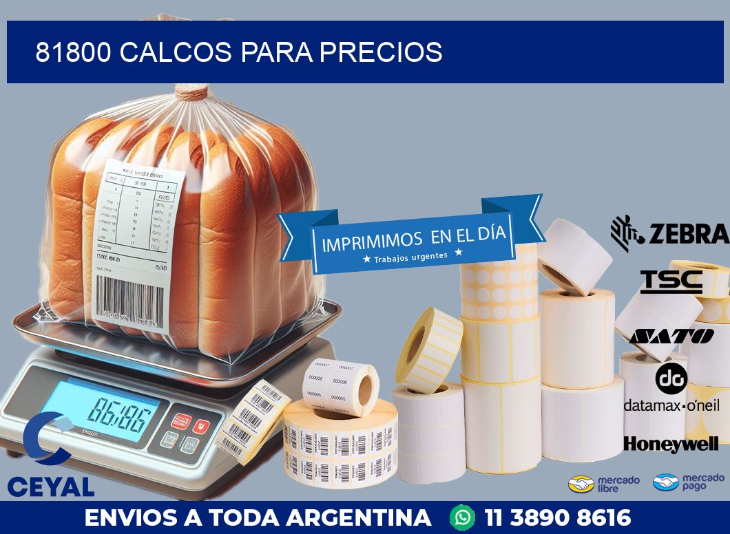 81800 CALCOS PARA PRECIOS