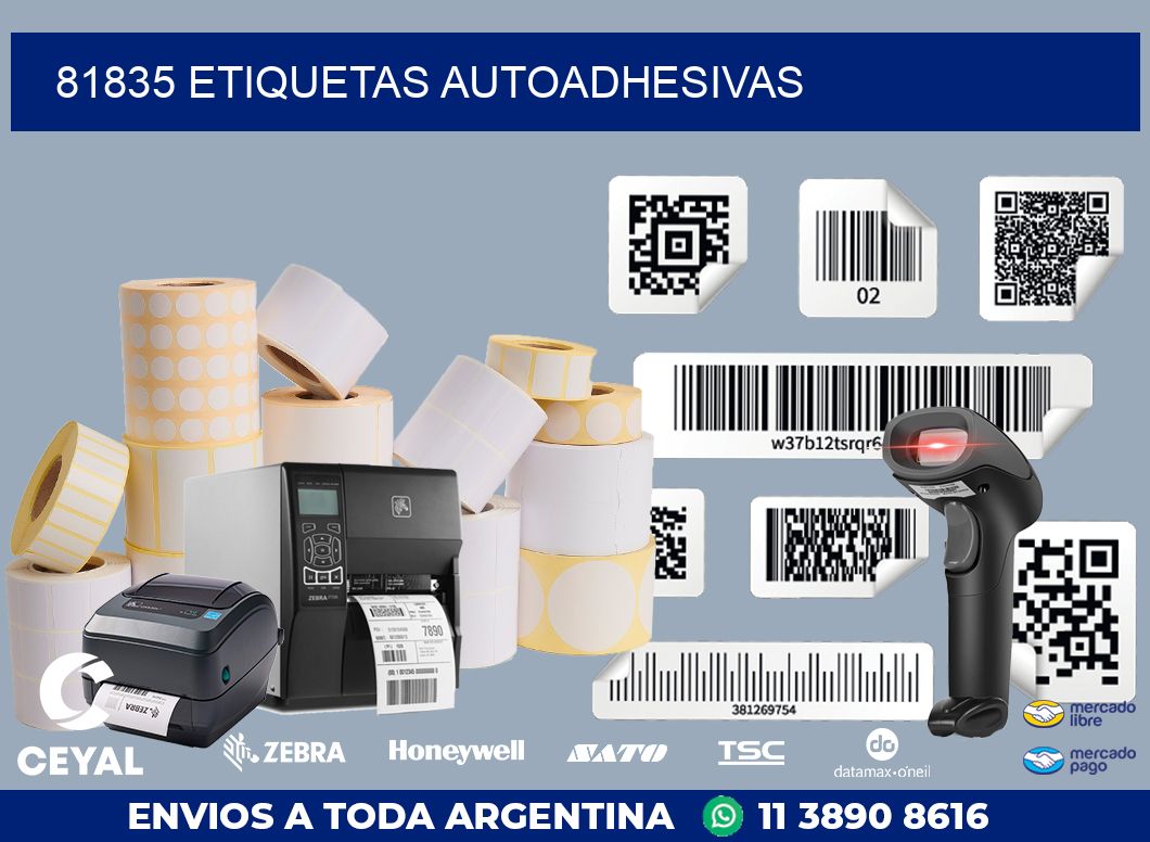 81835 ETIQUETAS AUTOADHESIVAS