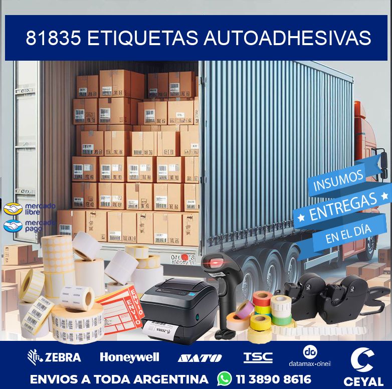 81835 ETIQUETAS AUTOADHESIVAS