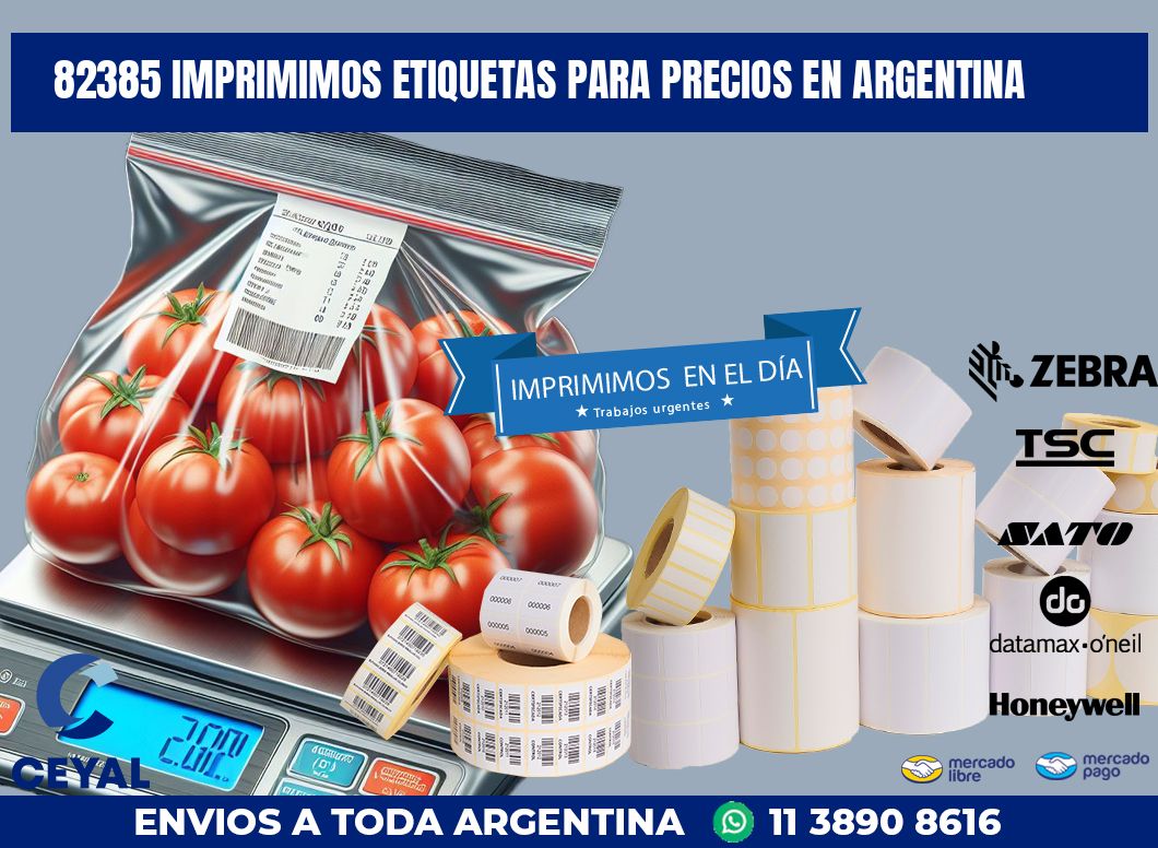 82385 IMPRIMIMOS ETIQUETAS PARA PRECIOS EN ARGENTINA