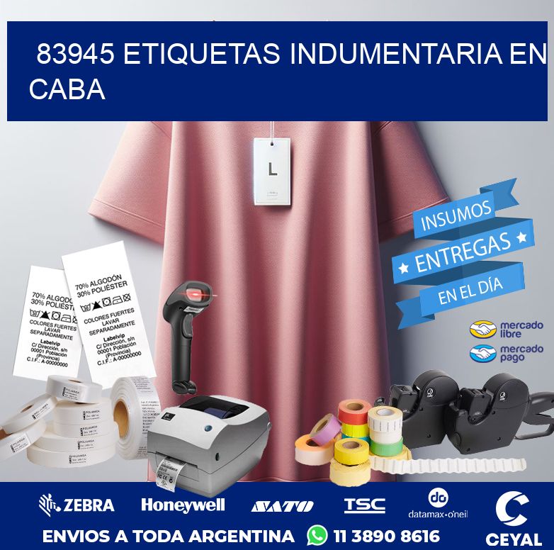 83945 ETIQUETAS INDUMENTARIA EN CABA