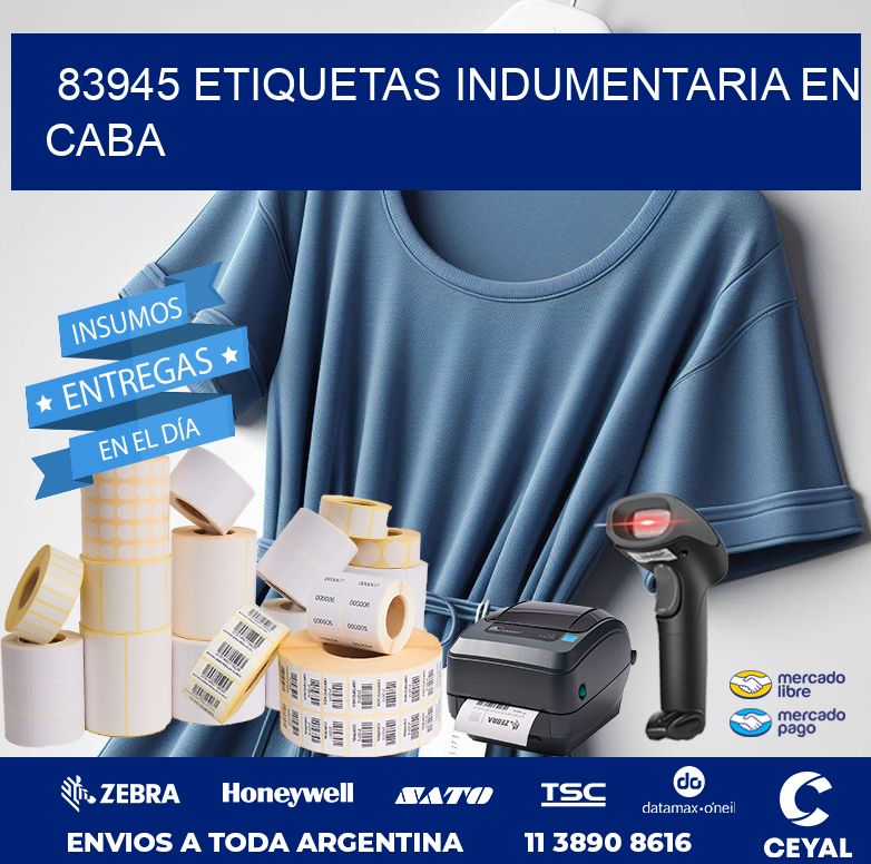 83945 ETIQUETAS INDUMENTARIA EN CABA