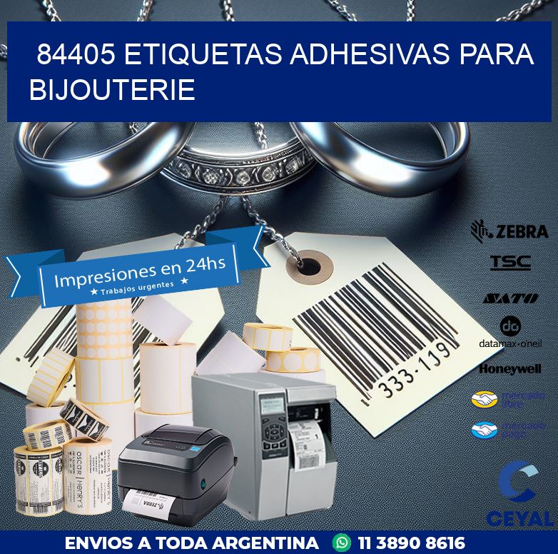 84405 ETIQUETAS ADHESIVAS PARA BIJOUTERIE