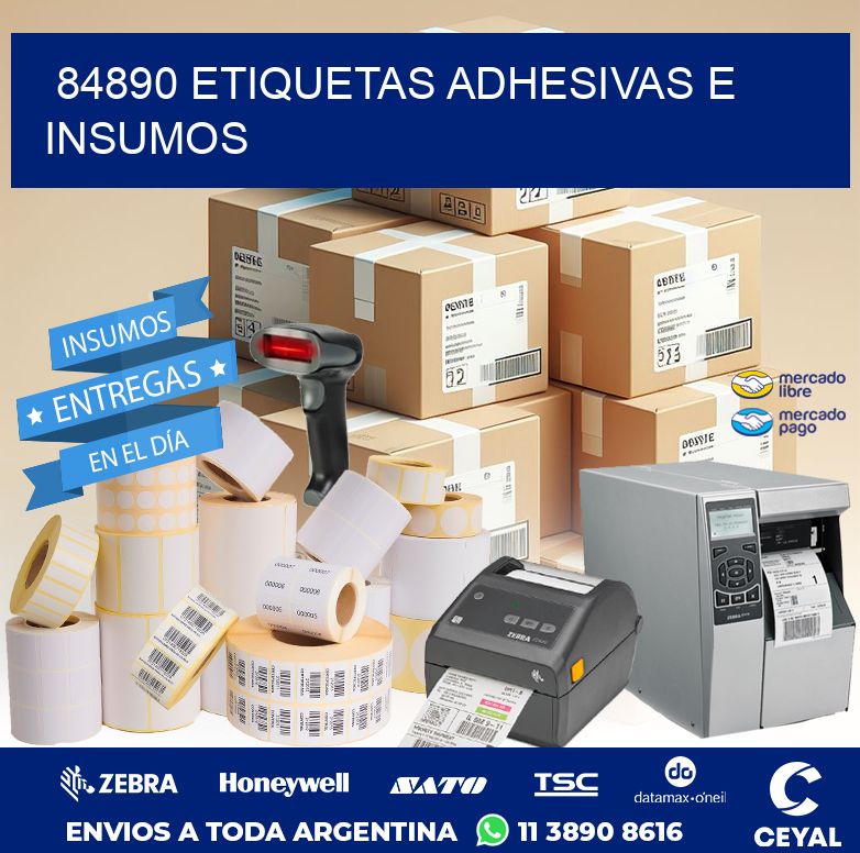 84890 ETIQUETAS ADHESIVAS E INSUMOS