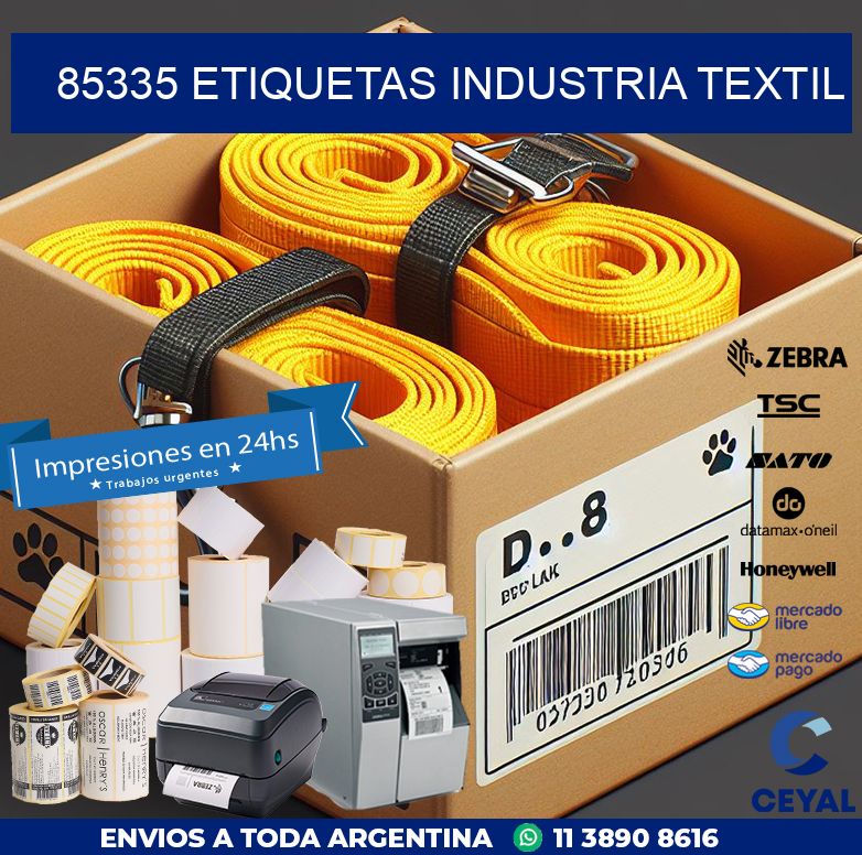 85335 ETIQUETAS INDUSTRIA TEXTIL