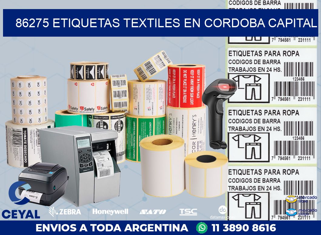 86275 ETIQUETAS TEXTILES EN CORDOBA CAPITAL