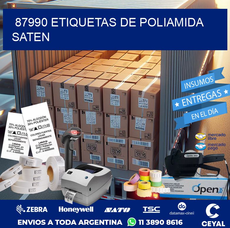 87990 ETIQUETAS DE POLIAMIDA SATEN